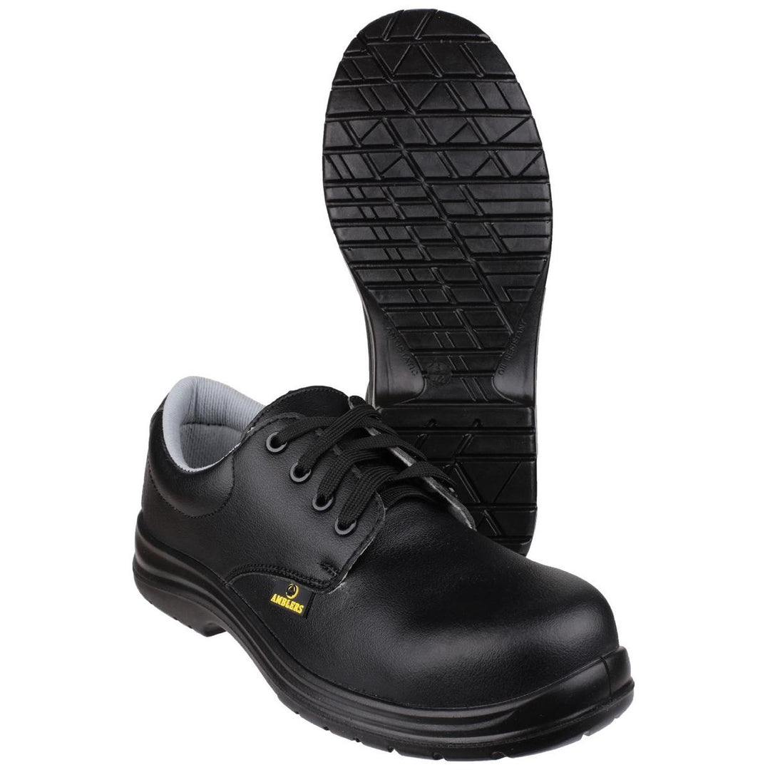 Amblers Safety FS662 Metal Free Water Resistant Lace up Safety Shoe Black