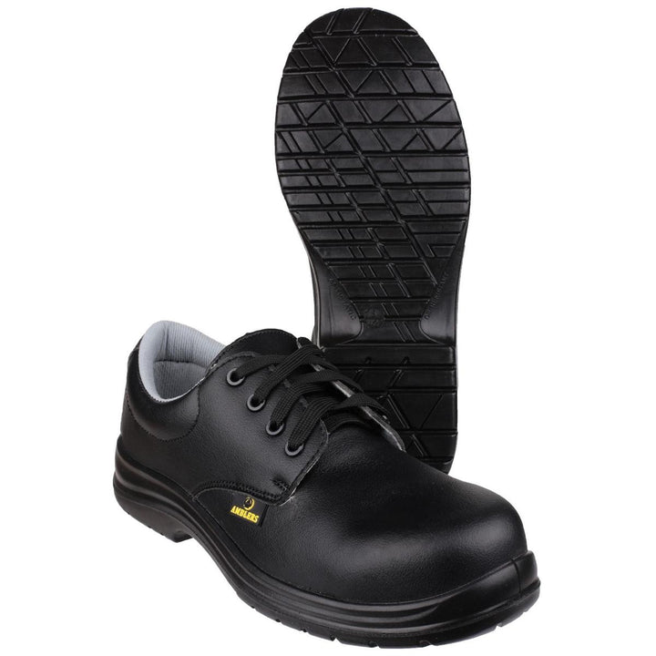 Amblers Safety FS662 Metal Free Water Resistant Lace up Safety Shoe Black