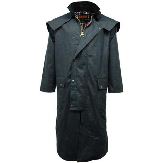 Game Wax Stockman Long Cape Navy