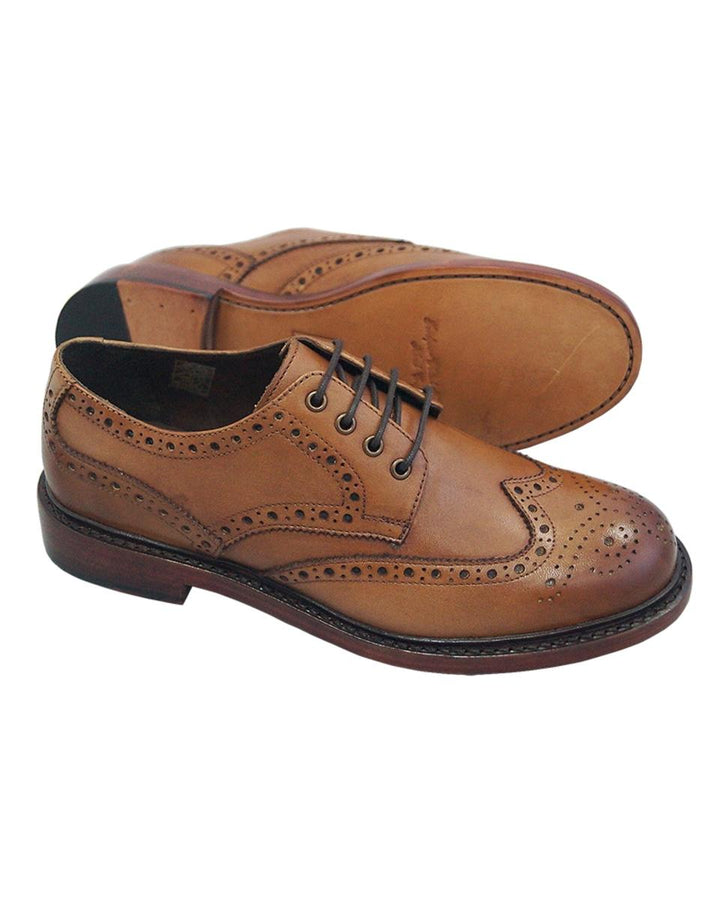 Hoggs of Fife Muirfield Brogue Shoe Burnished