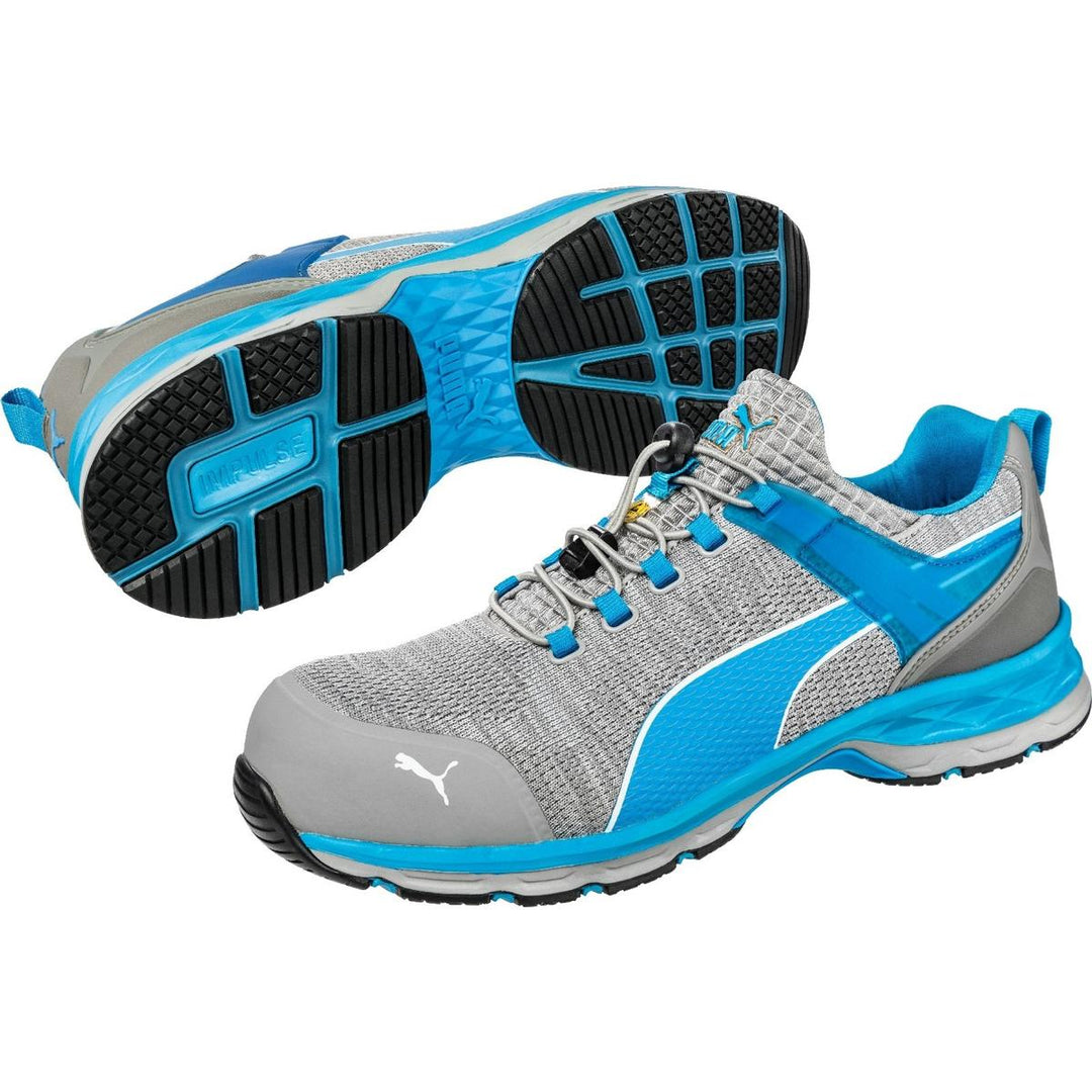 Puma Safety Xcite Low Toggle Safety Trainer Grey/Blue