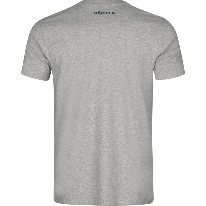 Harkila Modi melange S/S t-shirt Light grey melange
