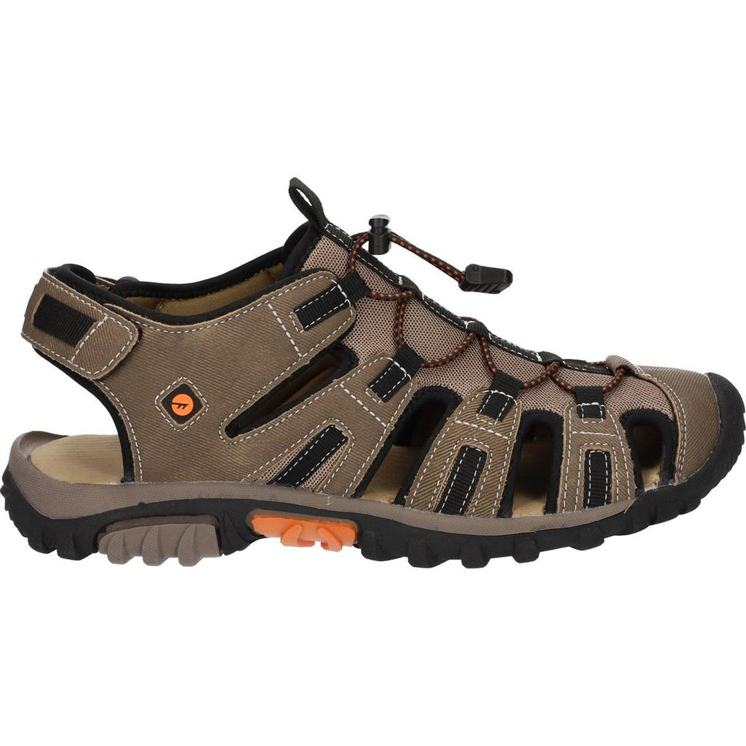 Hi-Tec Cove Sport Sandal Taupe/Burnt Orange