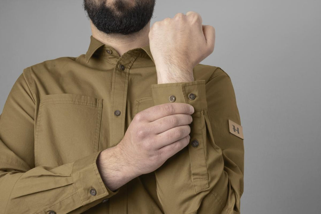 Harkila Trym L/S skjorte Antique sand