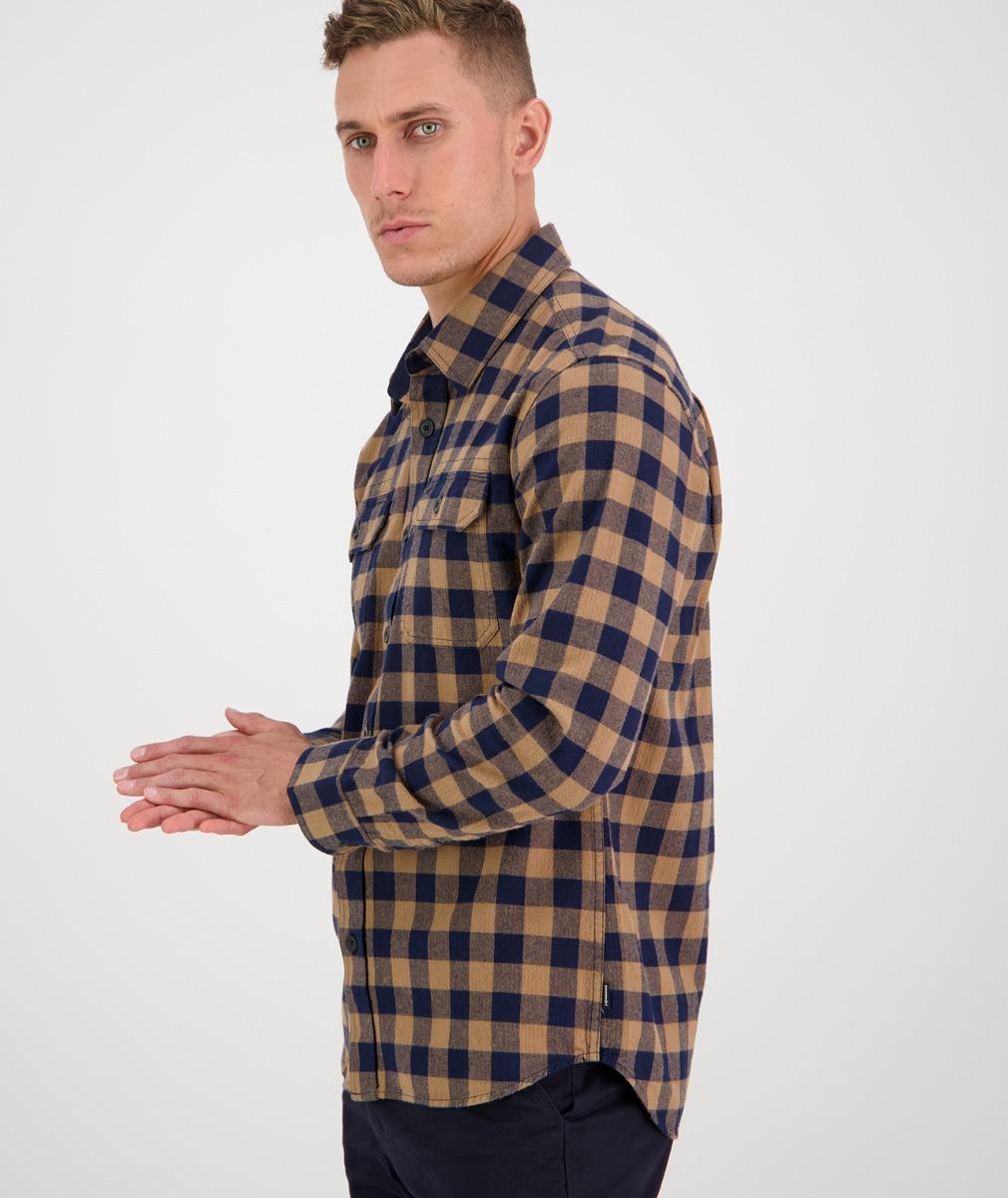 Swanndri Okato v2 Shirt Gold/Navy