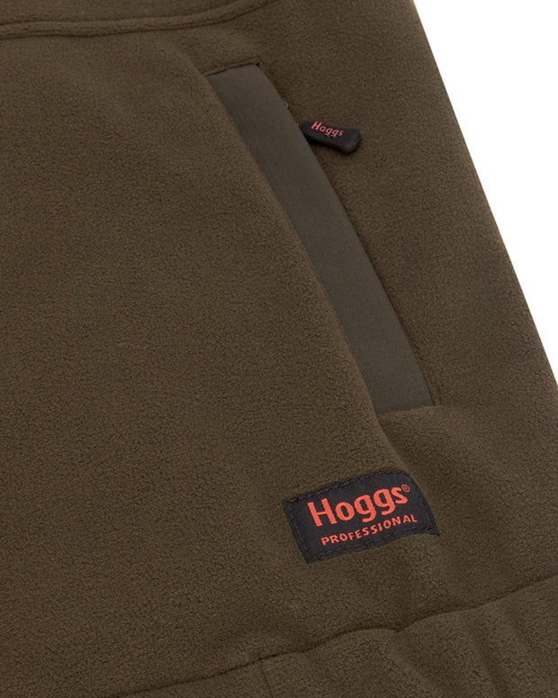 Hoggs of Fife Green King II 1/4 Zip Bonded Fleece