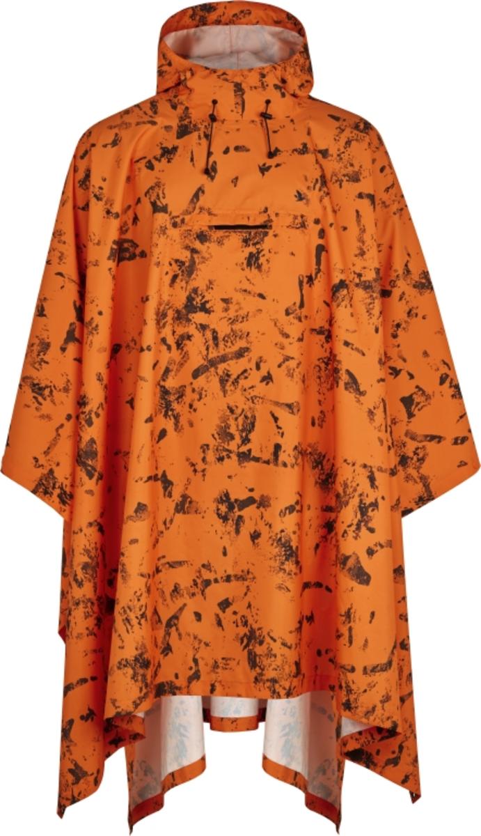 Seeland Taxus Camo rain Poncho InVis orange blaze