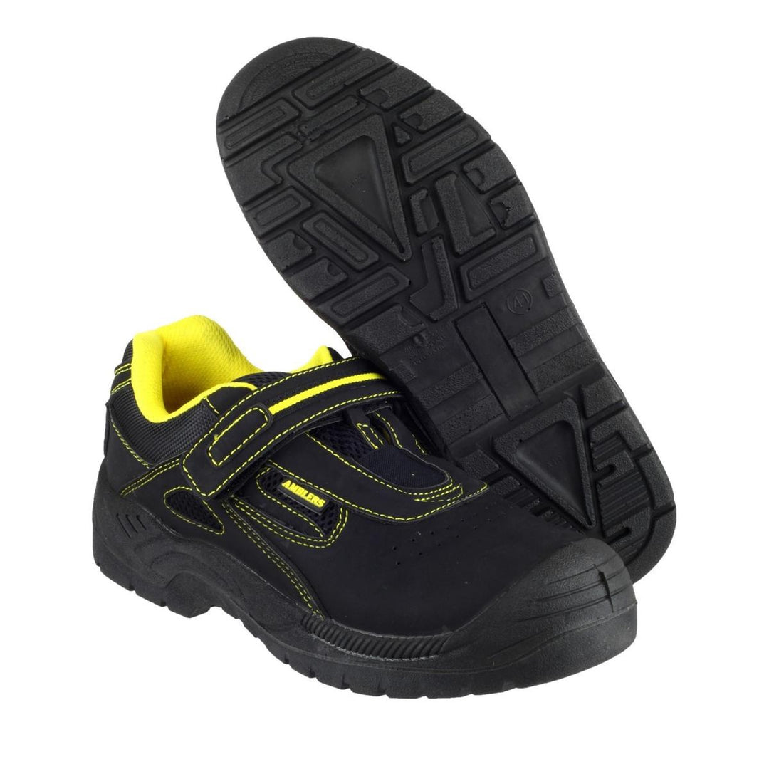 Amblers Safety FS77 Breathable Touch Fastening Safety Trainer Black