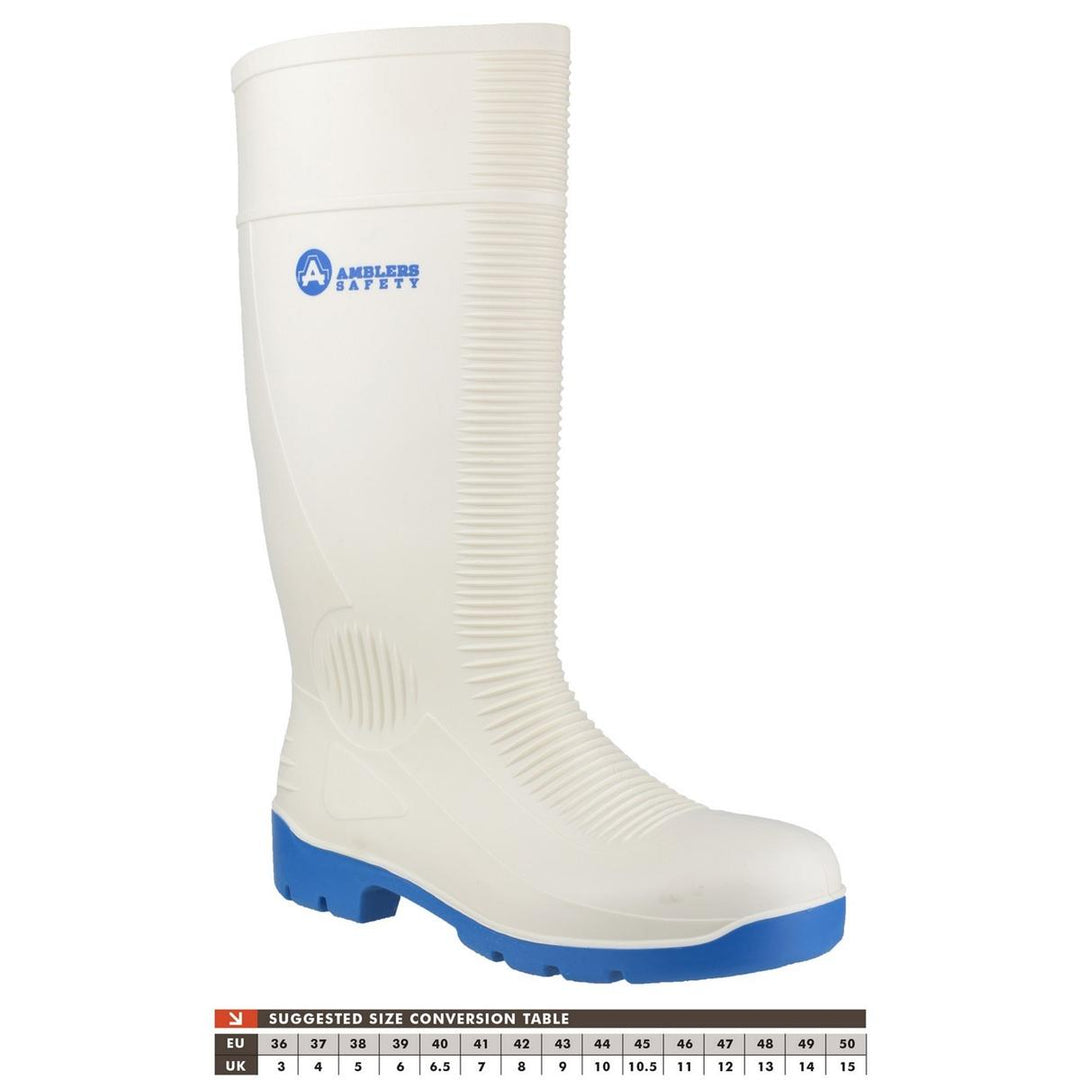 Amblers Safety FS98 Steel Toe Food Safety Wellington White