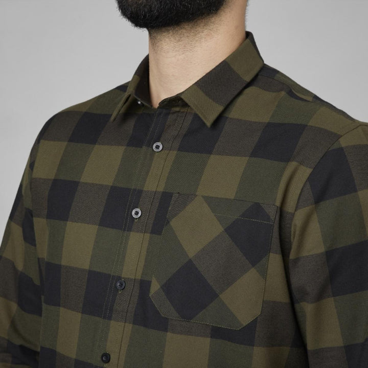 Seeland Toronto shirt Green check