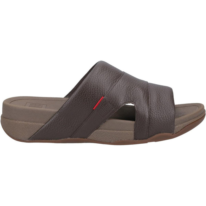 Fitflop Freeway Slide Chocolate Brown