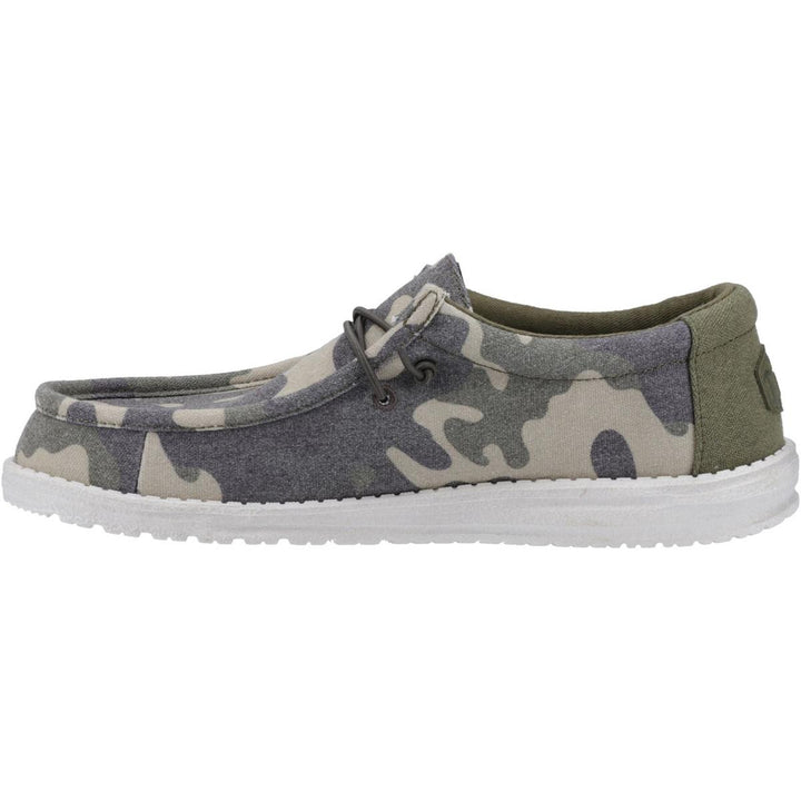 HEYDUDE Wally Washed Camo Shoe Camo