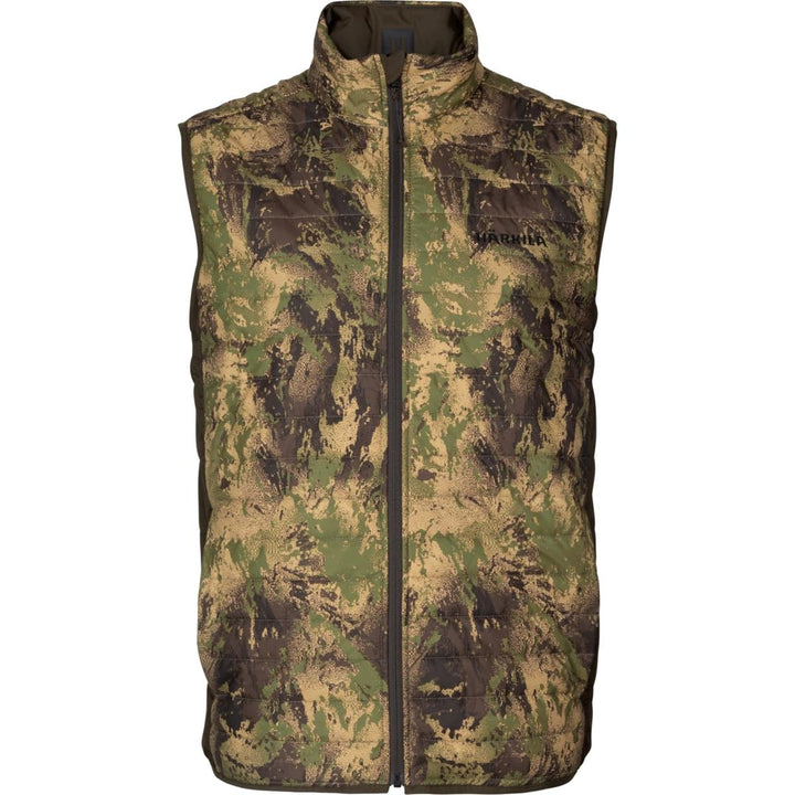 Harkila Deer Stalker camo reversible packable waistcoat Willow green/AXIS MSP®Forest