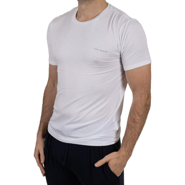 Ted Baker Solid Modal Tee White