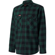 Hard Yakka Long Sleeve Check Flannel Shirt Green