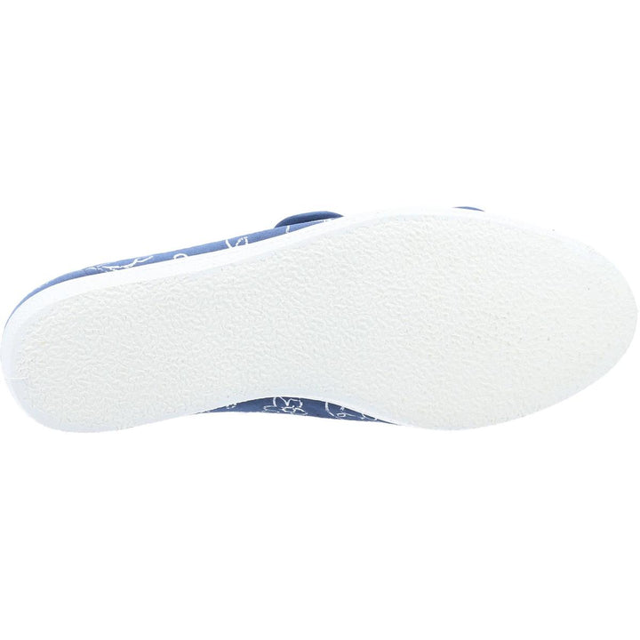 Mirak Molly Canvas Sandal Blue