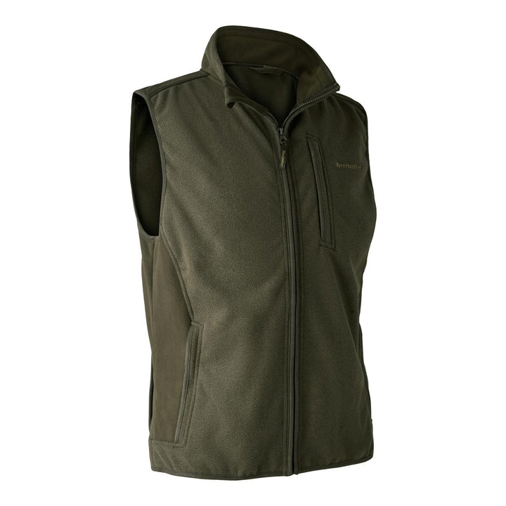 Deerhunter Gamekeeper Bonded Fleece Waistcoat Graphite Green