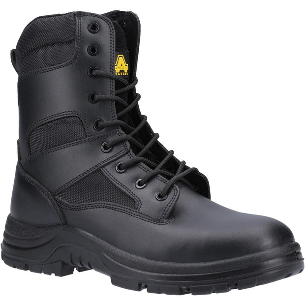 Amblers Safety FS009C Water Resistant Hi-leg Lace up Safety Boot Black