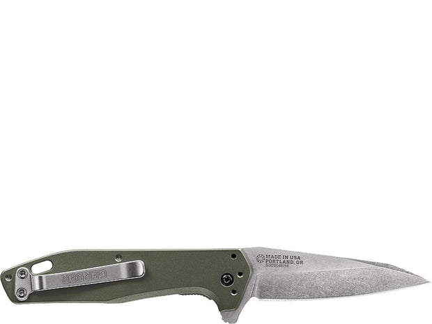 Gerber Fastball FE (Wharncliffe Folding Clip Knife) - Flat Sage Green