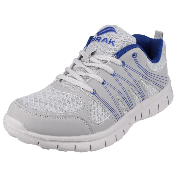 Mirak Milos Lace Sports Trainer Grey/Navy – view 3