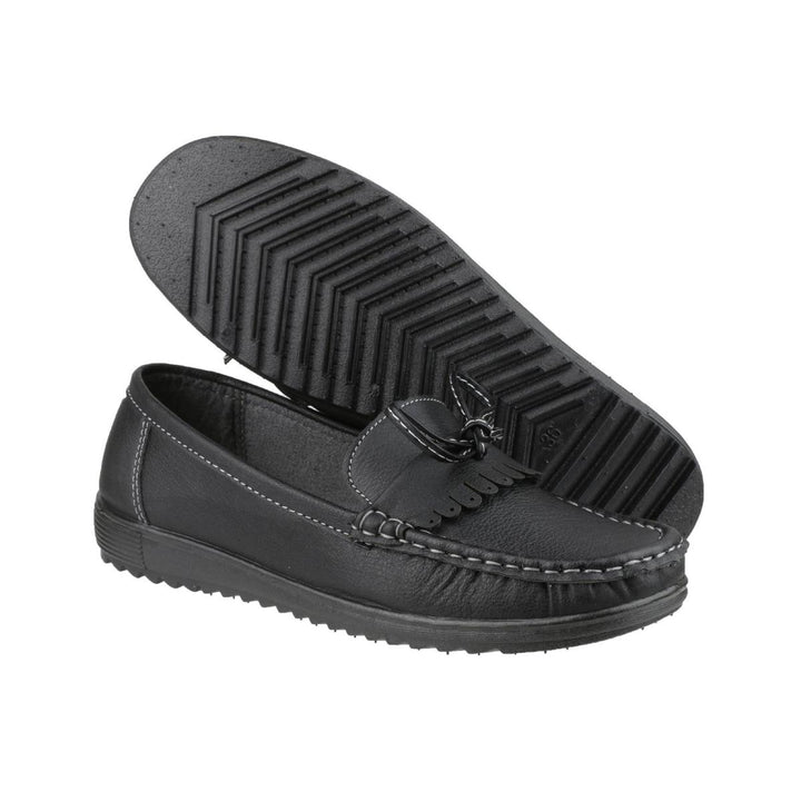Amblers Elba Scotts of Stow Slip On Shoe Black