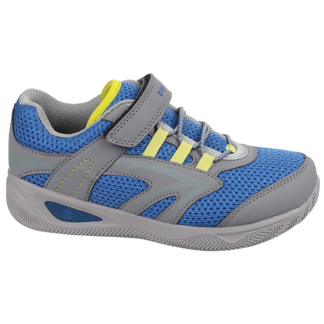 Hi-Tec Thunder Trainer Grey/ Colbalt/ Limoncello