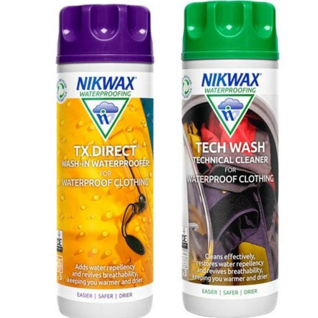 BushWear Bundle of Techwash 300ml and TX Direct Wash-in 300ml
