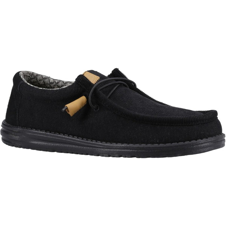 HEYDUDE Wally Corduroy Shoe Black