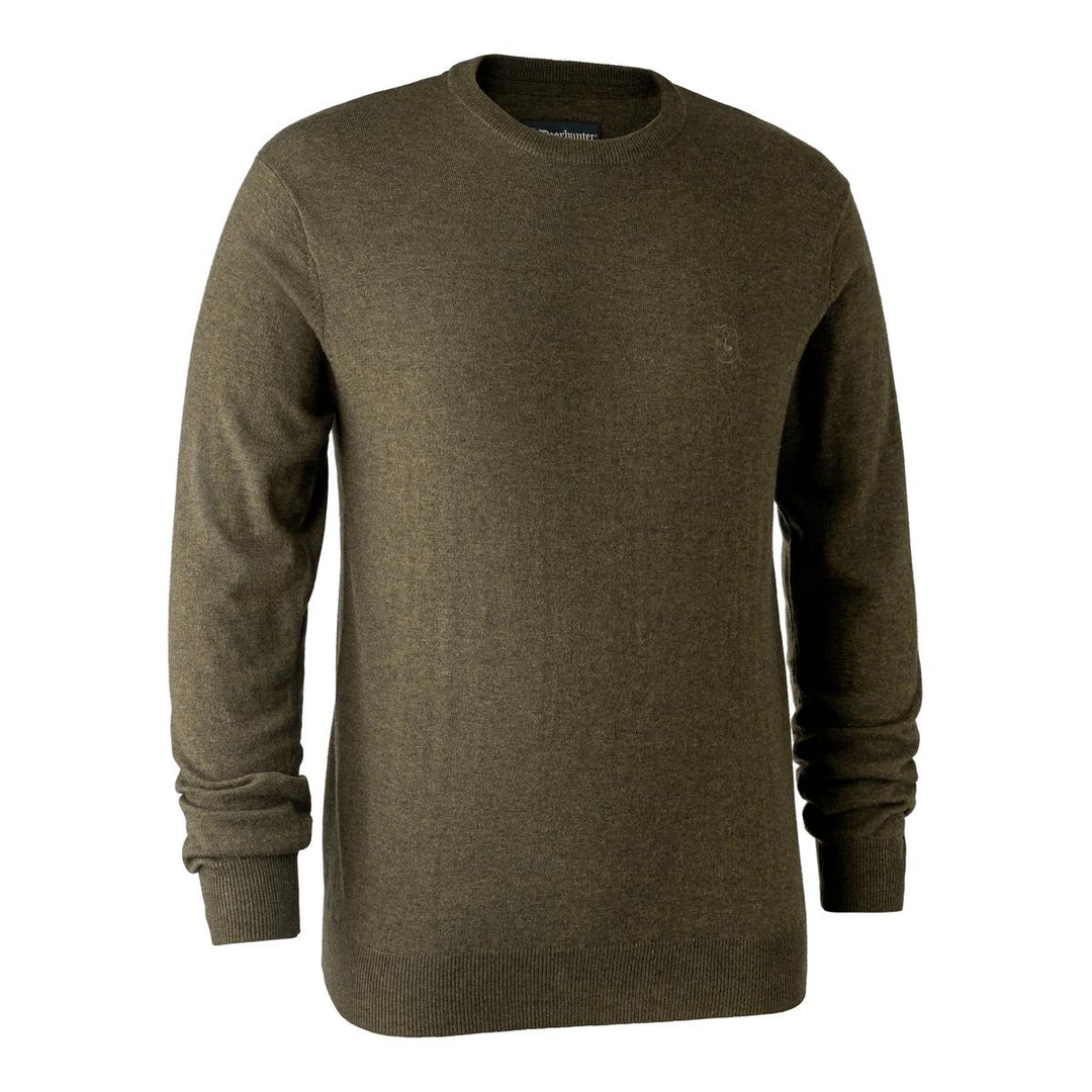 Deerhunter Kingston Knit w. O-neck Cypress