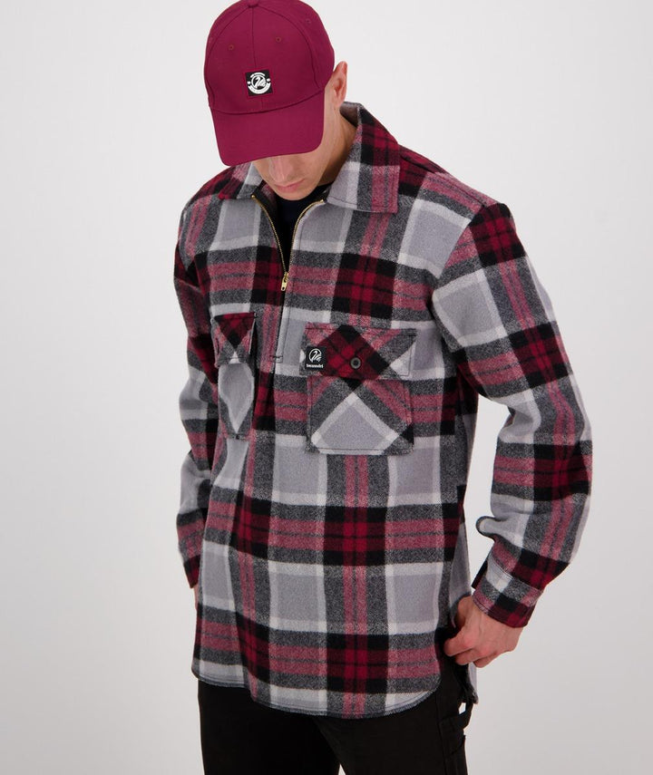 Swanndri Swanni Baseball Cap Burgundy