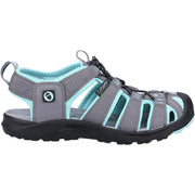 Cotswold Marshfield Recycled Sandal Grey Turquoise