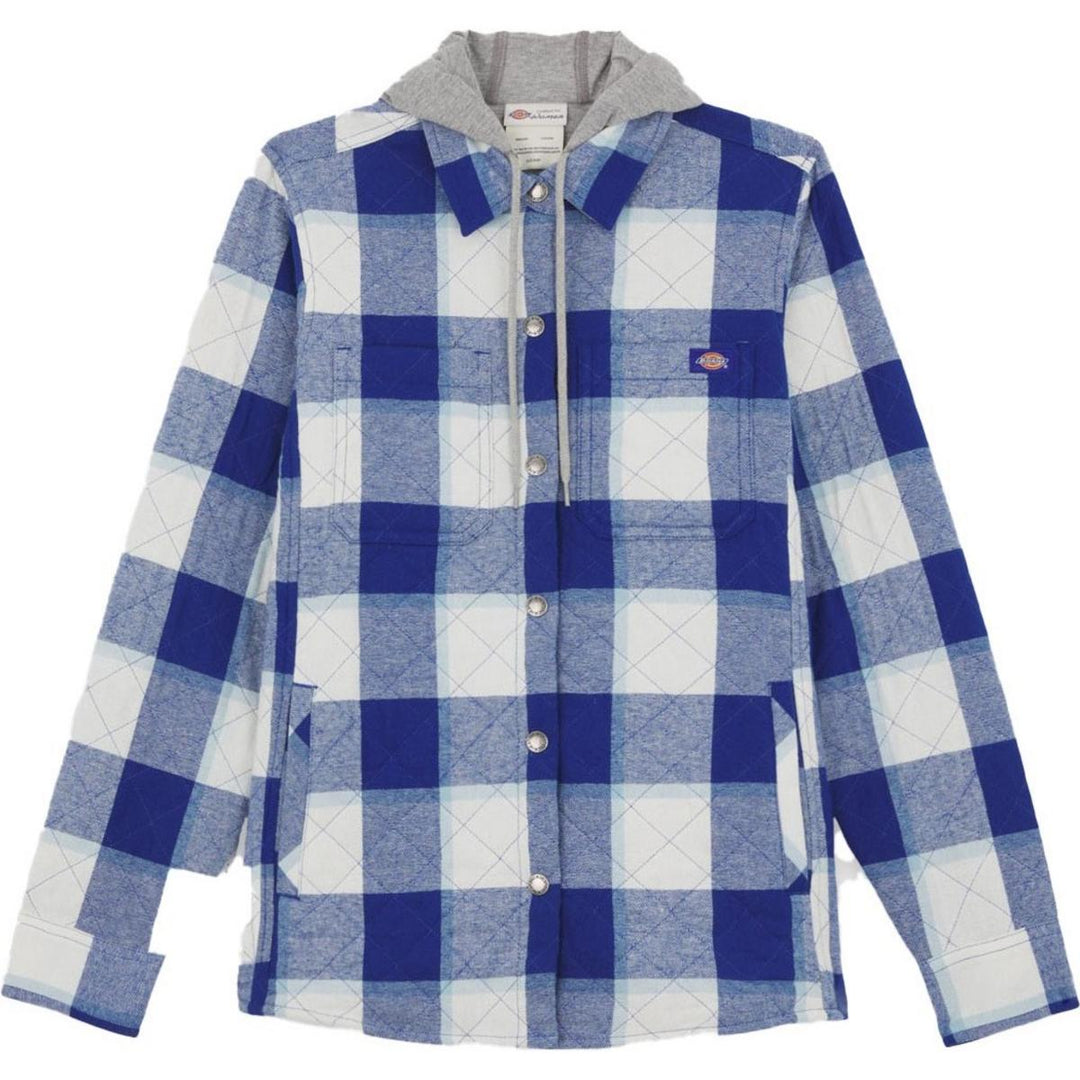 Dickies Flannel Shirt Jacket Surf Blue