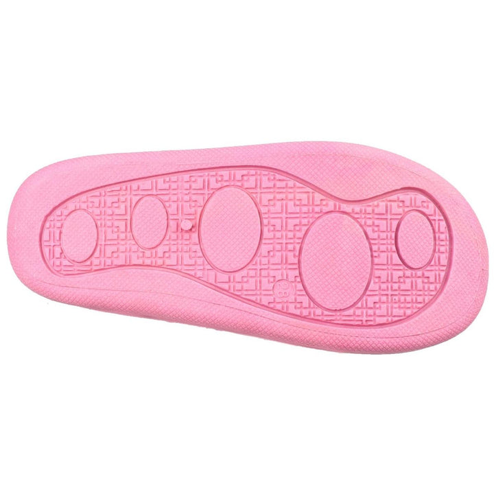 Mirak Safari Zip Up Bootie Slipper Pink