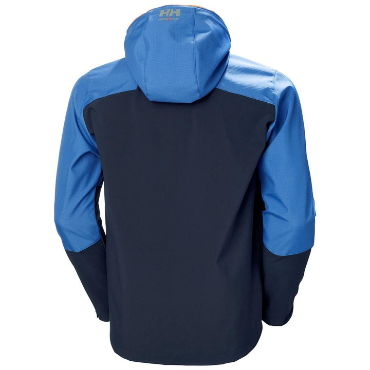 Helly Hansen Oxford Hooded Softshell Jacket Navy/Stone Blue