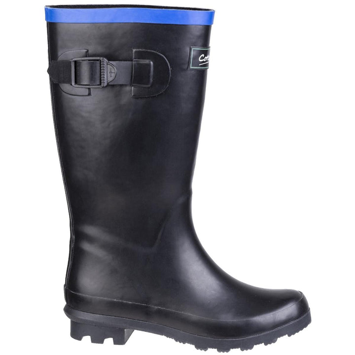 Cotswold Fairweather Junior Wellington Boot Black/Blue – view 4
