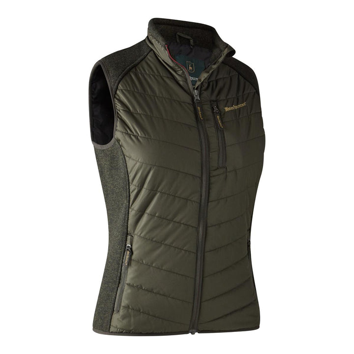 Deerhunter Lady Caroline Padded Waistcoat with knit Timber