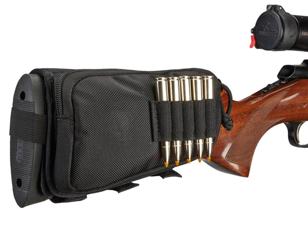 Porta Cartucce Tattico 8 Colpi Per Calcio Fucile – Fodera In Nylon, Nuovo