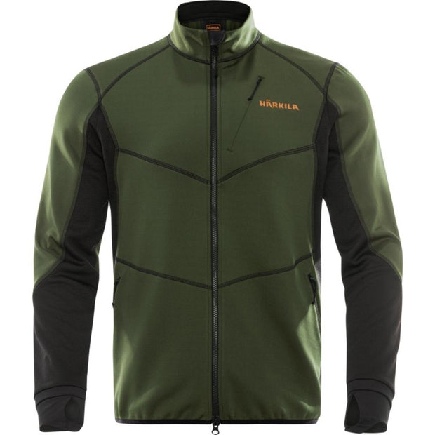 Harkila Scandinavian fleece jacket  Duffel green/Black