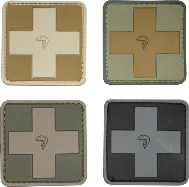 Viper Medic Rubber Patches Black