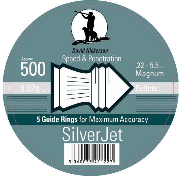 David Nickerson Silver Jet .22 Tin of 500 by David Nickerson