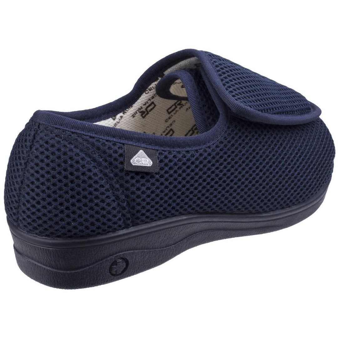 Celia Ruiz 300 Touch Fastening Slipper Wide Fit Navy