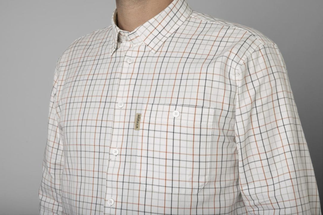 Harkila Retrieve shirt Bloodstone w/White