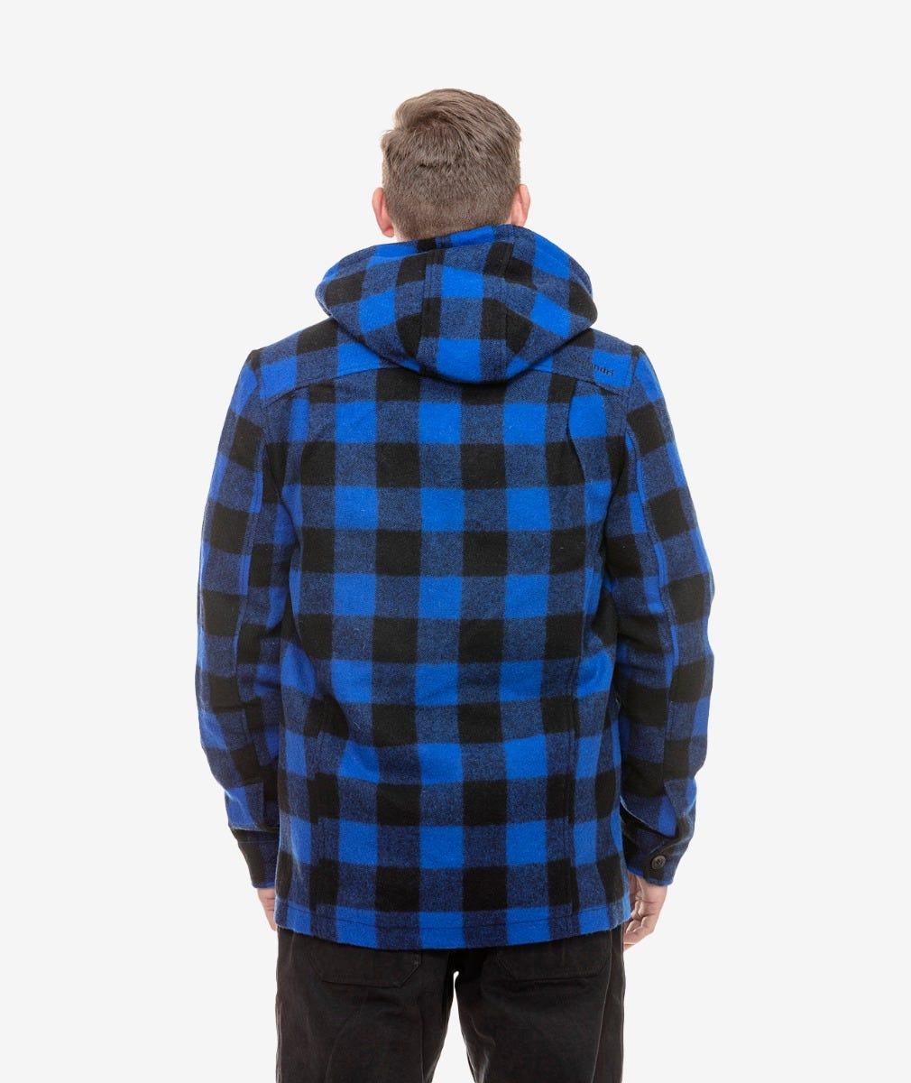 Swanndri Hudson Hoodie Blue/Black Check