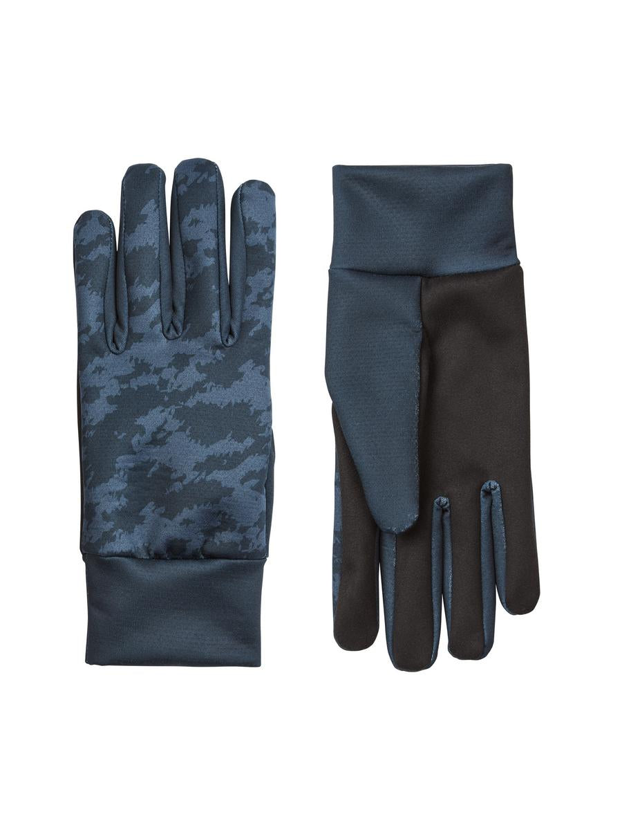 Sealskinz Ryston Water Repellent Skinz Print Nano Fleece Glove Navy Unisex GLOVE