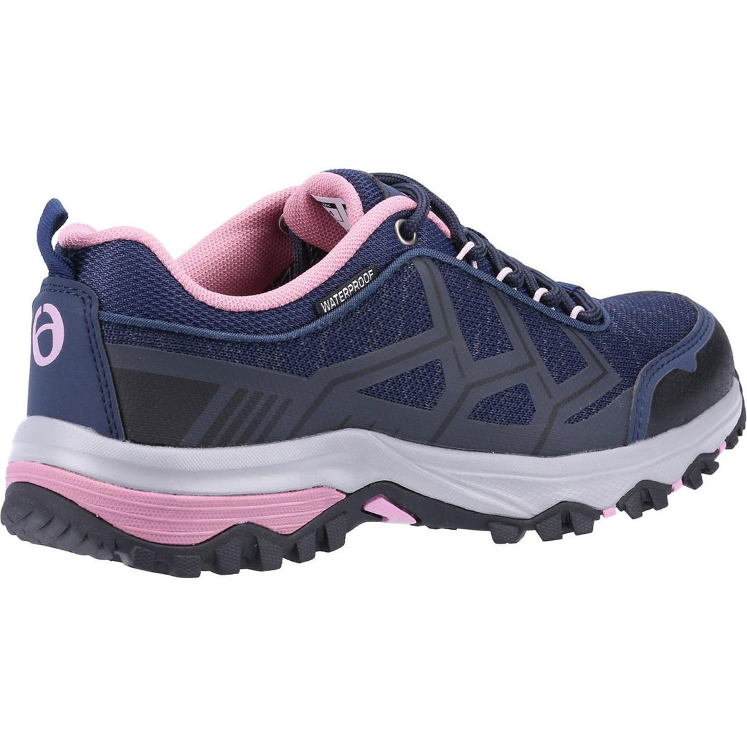 Cotswold Wychwood Low WP Walking Shoe Navy/Pink – view 3
