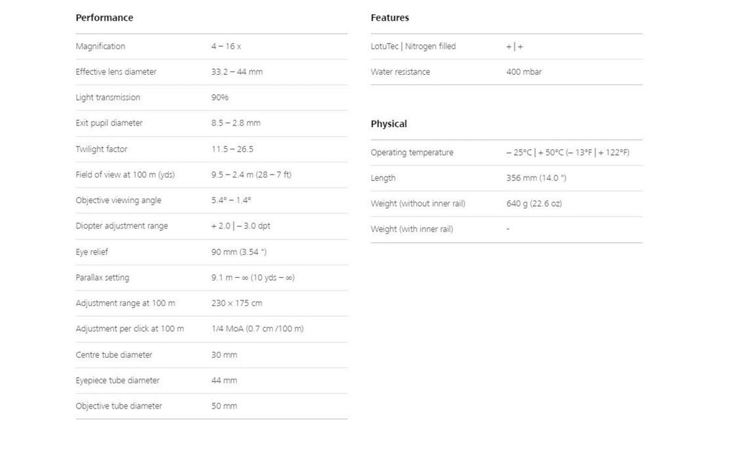 Zeiss CONQUEST V4 4-16x44 #60 -                                                       60