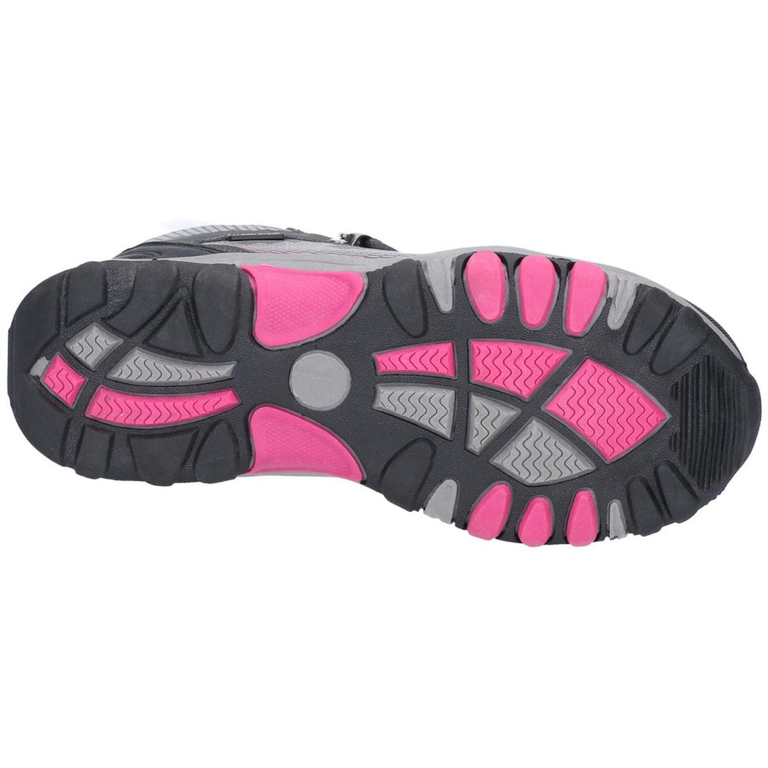Cotswold Ducklington Lace Up Hiking Waterproof Boot Grey/Pink