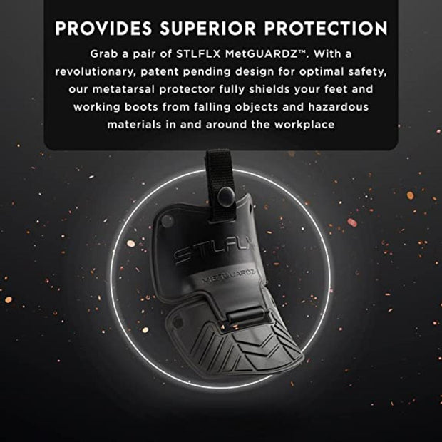 Steel Flex ProtectMet Met Safety Guard Black