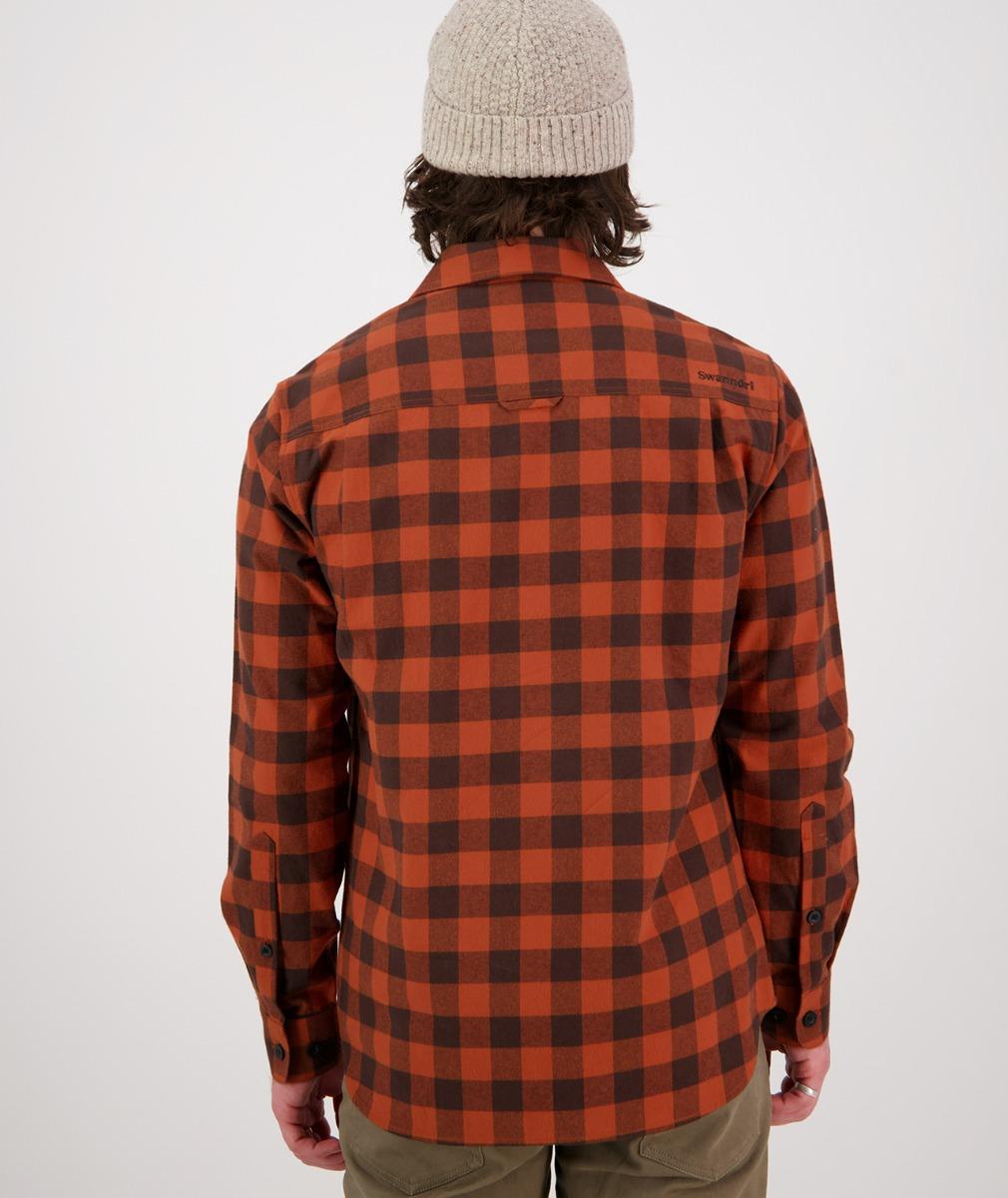 Swanndri Taranaki Tailor Shirt Rust/Brown