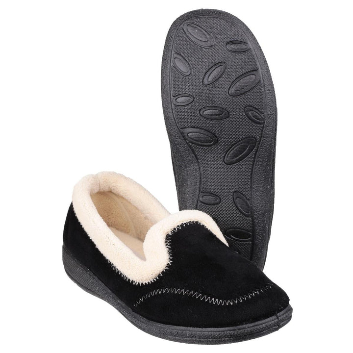 Mirak Maier Memory Foam Slipper Black